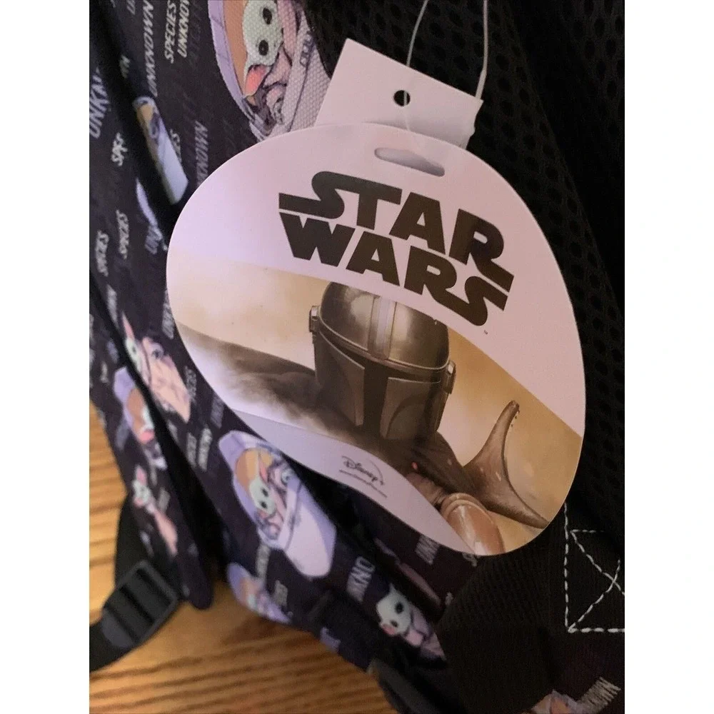 Star Wars‎ Grogu Backpack Kids Black New Precious Cargo Mandalorian Bag